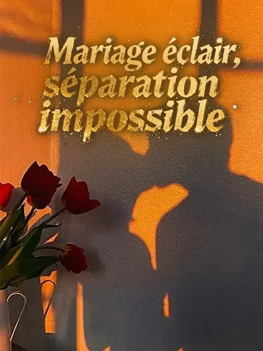 Mariage éclair, séparation impossible poster