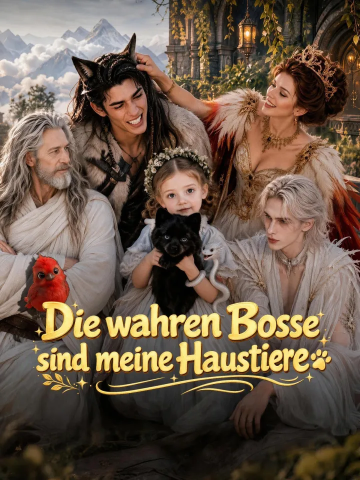Die wahren Bosse sind meine Haustiere poster